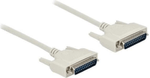 Delock---Kabel-seriell---DB-25--M--bis-DB-25--M----50cm---Daumenschrauben---beige--86908-