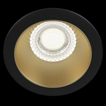 Faretto-Da-Incasso-Moderno-Share-Alluminio-Nero-1-Luce-Diffusore-Oro-15W