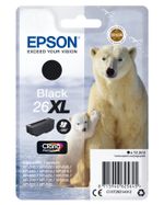 ORIGINALE-Epson-Cartuccia-d--39inchiostro-nero-C13T26214012-26-XL-500-pagine-121ml-Cartuccie-d-inchiostro-XL