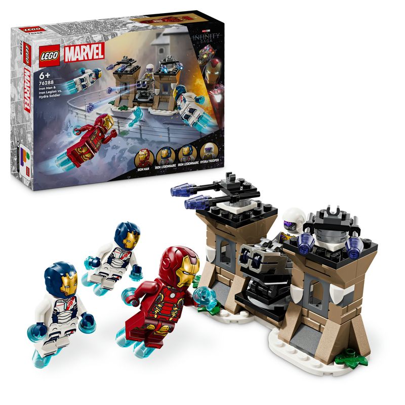 Iron-Man-e-Legione-di-ferro-vs.-Soldato-Hydra---Lego-Marvel-76288