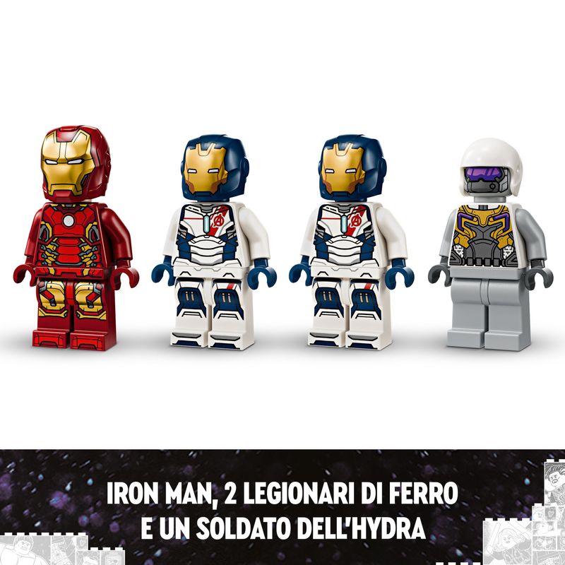 Iron-Man-e-Legione-di-ferro-vs.-Soldato-Hydra---Lego-Marvel-76288