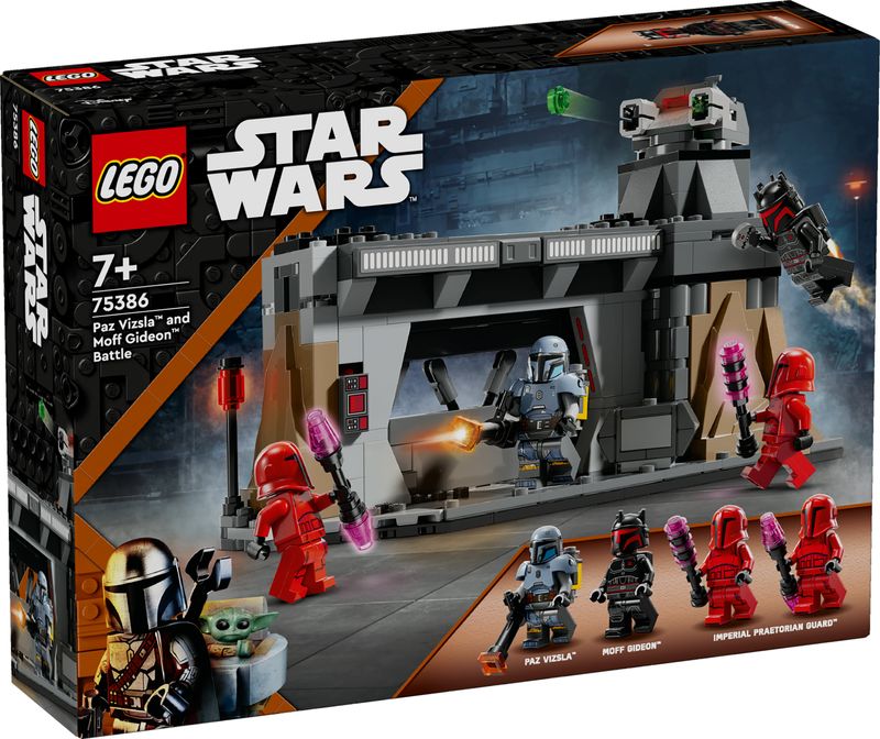 Battaglia-tra-Paz-Vizsla™-e-Moff-Gideon™---Lego-Star-Wars-75386