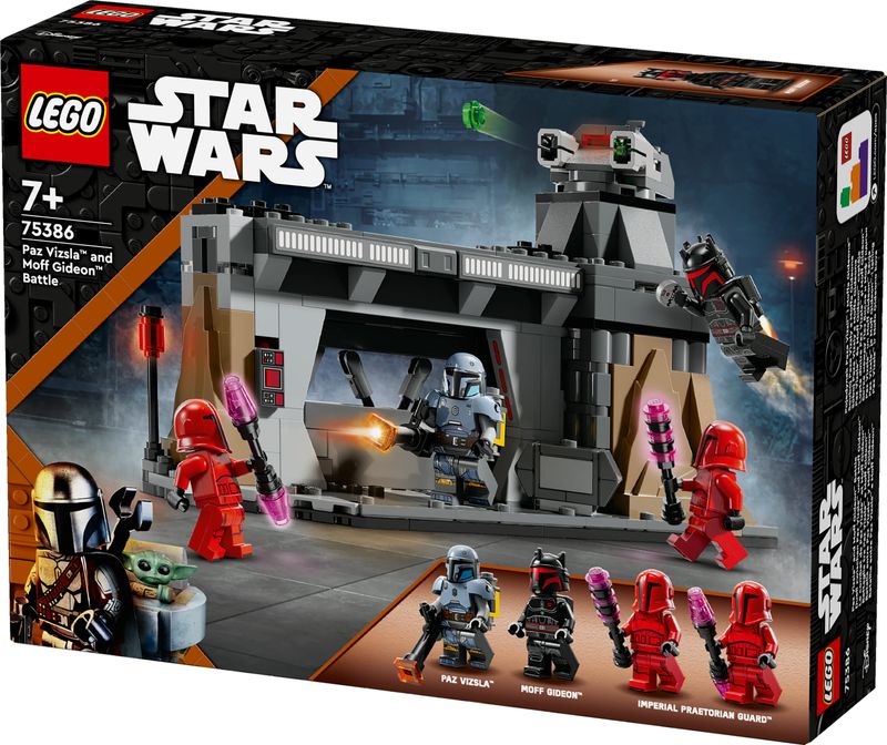 Battaglia-tra-Paz-Vizsla™-e-Moff-Gideon™---Lego-Star-Wars-75386