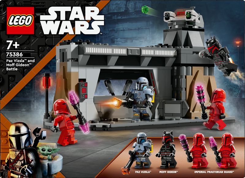 Battaglia-tra-Paz-Vizsla™-e-Moff-Gideon™---Lego-Star-Wars-75386