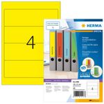 HERMA SuperPrint - Aktenetiketten (File Folder Labels) - Gelb - 61 x 192 mm - 400 Stck. (100 Bogen x 4) (4296)