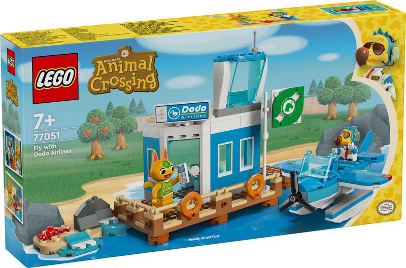 In-volo-con-la-Dodo-Airlines---Lego-Animal-Crossing-77051