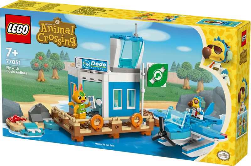 In-volo-con-la-Dodo-Airlines---Lego-Animal-Crossing-77051