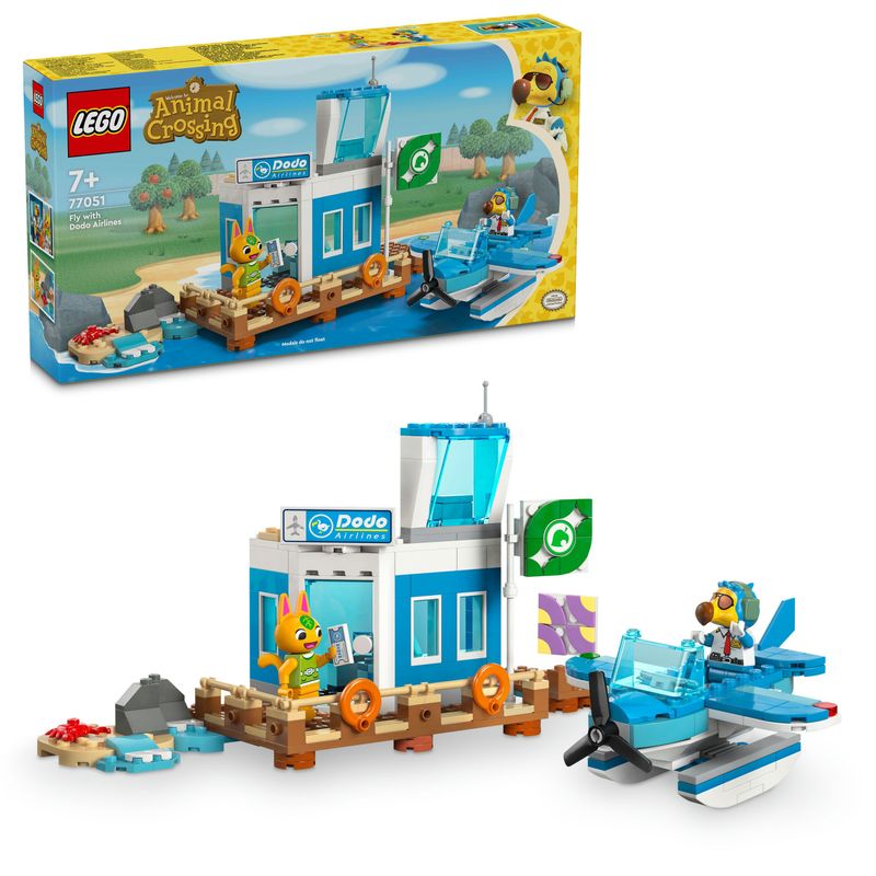 In-volo-con-la-Dodo-Airlines---Lego-Animal-Crossing-77051