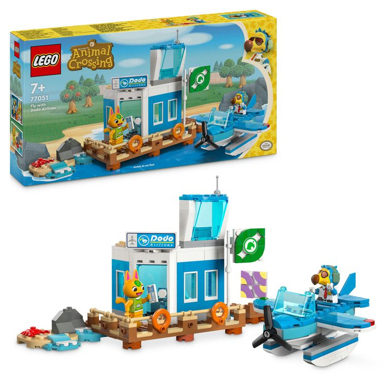 In-volo-con-la-Dodo-Airlines---Lego-Animal-Crossing-77051