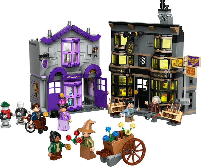 Olivander-e-Madama-McClan--Abiti-per-tutte-le-occasioni---Lego-Harry-Potter-76439