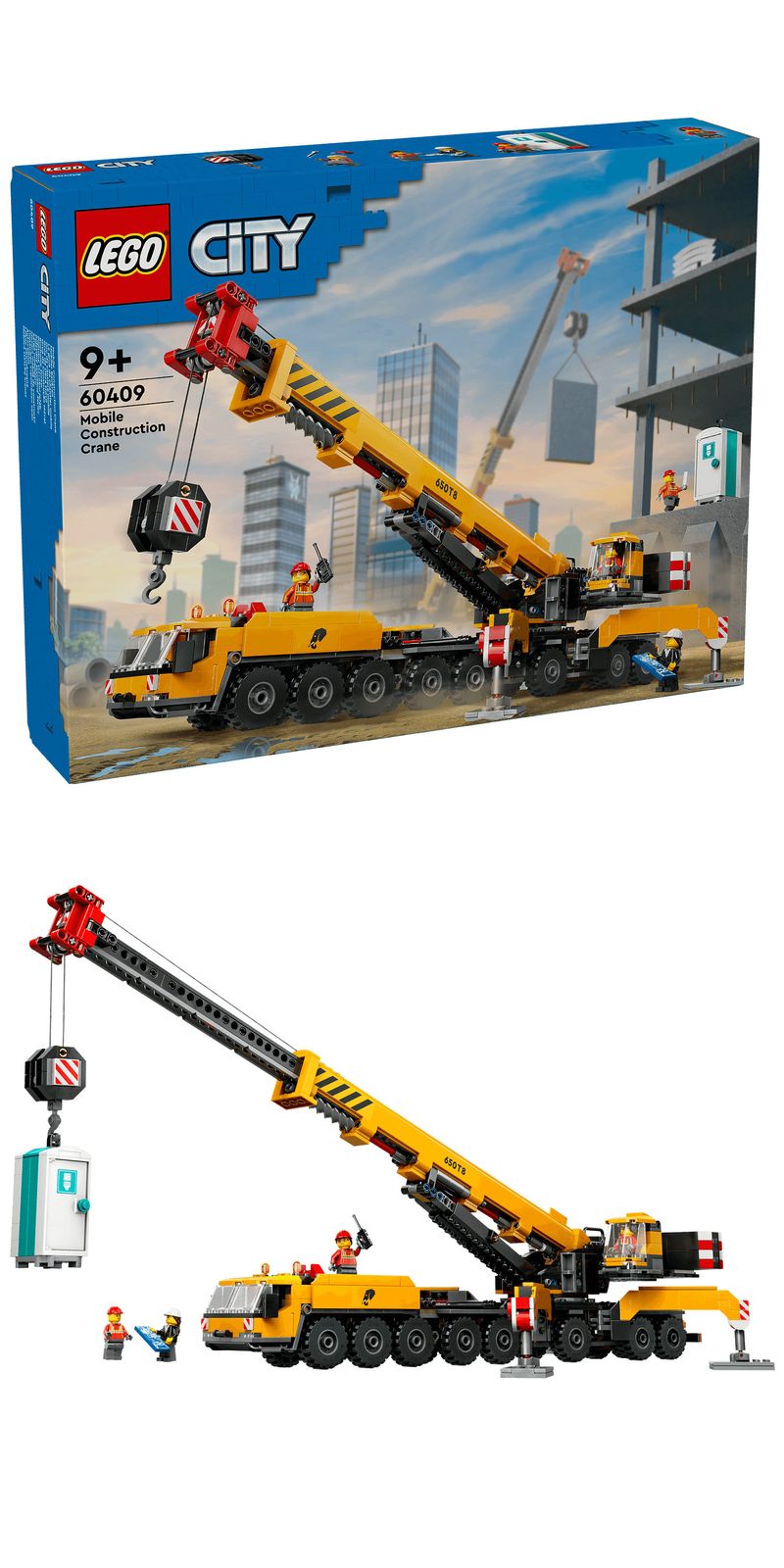 Gru-da-cantiere-mobile-gialla---Lego-City-60409