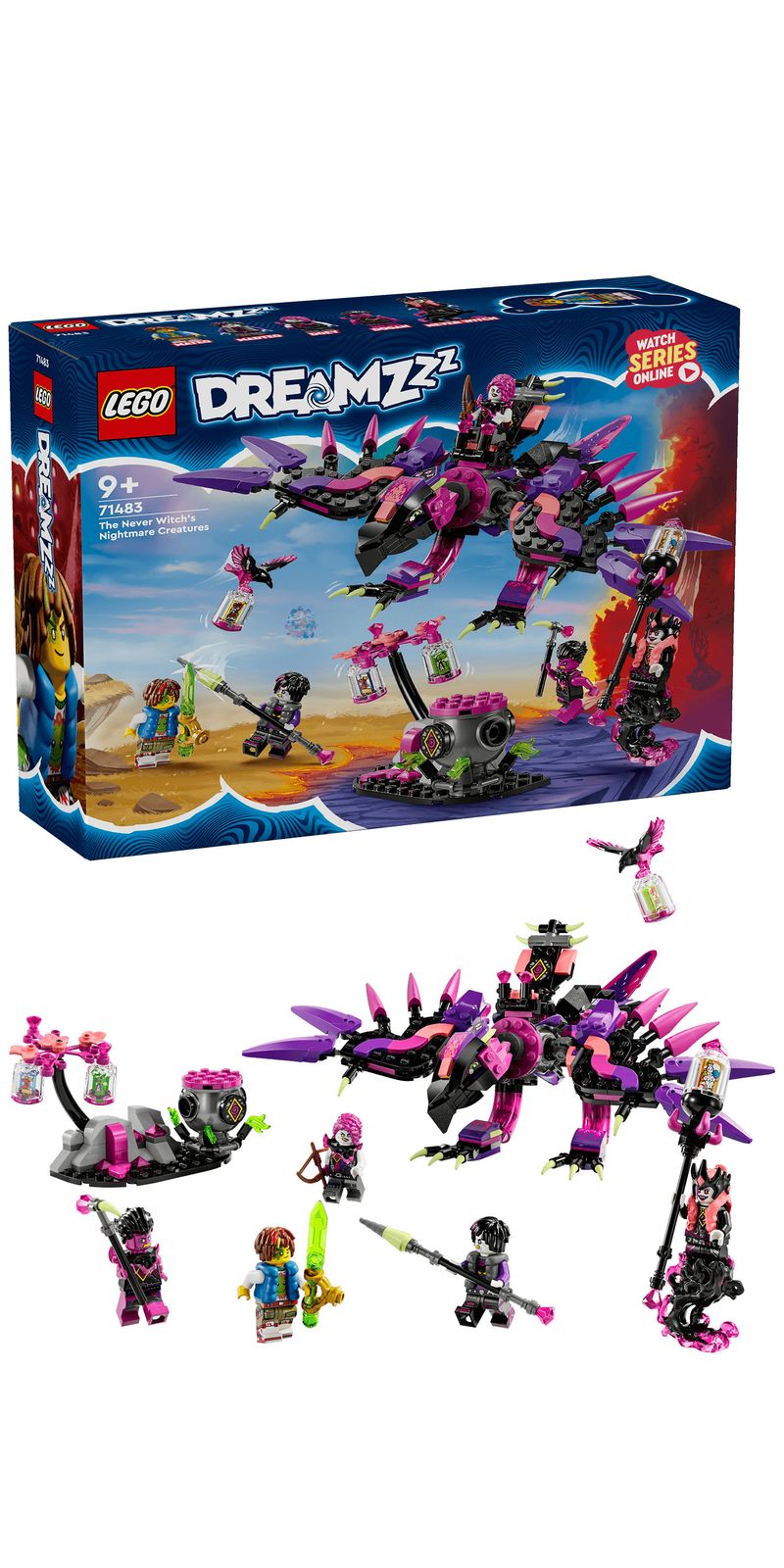 Le-creature-da-incubo-della-Mai-Strega---Lego-Dreamzzz-71483