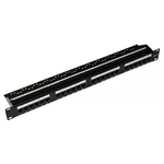 Pannello-Patch-19-Non-Schermato-Utp-24-Porte-8-Poli-Rj45-Per-Reti-Categoria-5E-Nero