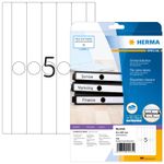 HERMA Special - Perforated permanent self-adhesive matte opaque file folder paper labels - weiß - 34 x 297 mm - 125 Etik