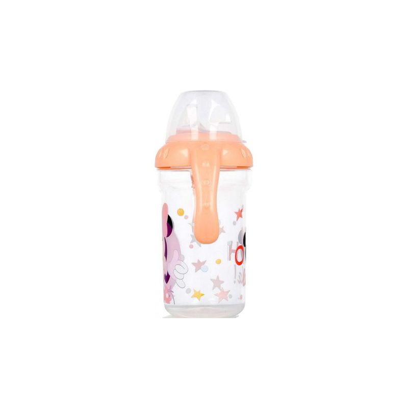 Bicchiere-antigoccia-da-viaggio-per-bambini-Minnie-tazza-biberon-330ml-impara-a-bere-con-beccuccio-ergonomico-in-silicone-con-m