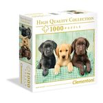 Clementoni Three Labrador Puzzle 1000 pz Animali