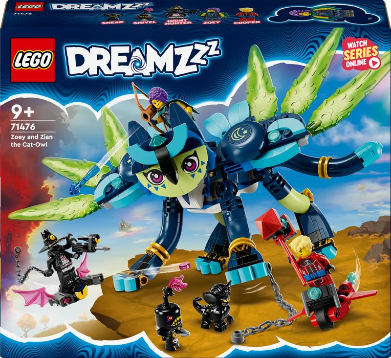 Zoey-e-Zian-il-gatto-gufo---Lego-Dreamzzz-71476