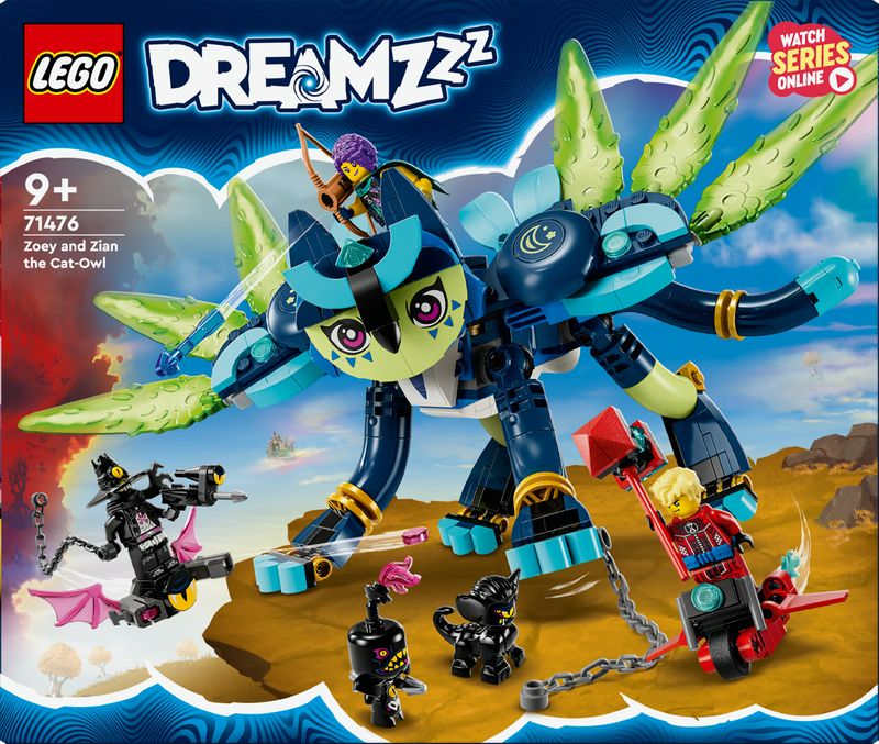 Zoey-e-Zian-il-gatto-gufo---Lego-Dreamzzz-71476