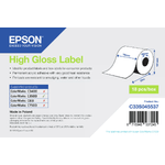 Epson ORIGINALE Epson Etichette C33S045537 S045537 Etichette lucide Rotolo 76mm x 33m