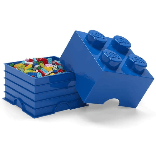 Contenitore-Lego-brick-4-Medio-Blu---Lego-4003b