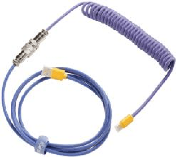 Ducky-Premicord-Blu-Viola-18-m-USB-tipo-A-USB-tipo-C--Ducky-Premicord-Horizon-Coiled-Keyboard-Cable-DKCC-HZCNC1----Versi