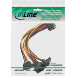 Cavo-di-alimentazione-SATA-a-Y---SATA-BU-4x-SATA-ST-filettato---con.-alette---0--15-m