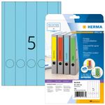 HERMA Special - Perforated permanent self-adhesive matte opaque file folder paper labels - Blau - 38 x 297 mm - 125 Etik