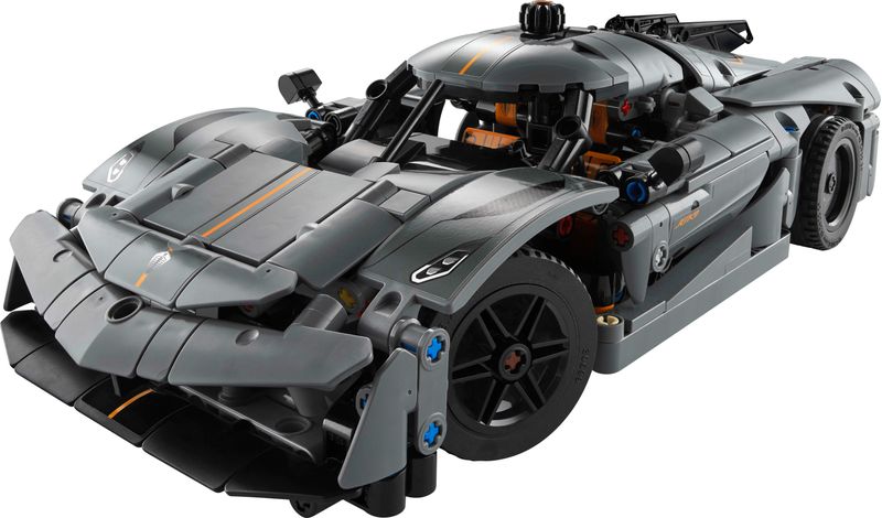 Hypercar-Koenigsegg-Jesko-Absolut-grigia---Lego-Technic-42173