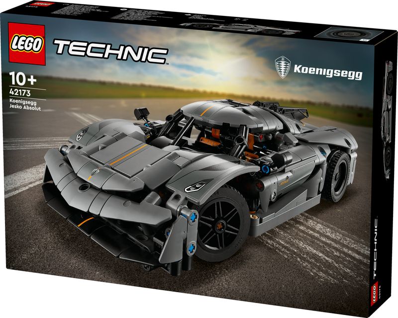 Hypercar-Koenigsegg-Jesko-Absolut-grigia---Lego-Technic-42173