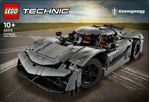 Hypercar-Koenigsegg-Jesko-Absolut-grigia---Lego-Technic-42173