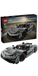 Hypercar-Koenigsegg-Jesko-Absolut-grigia---Lego-Technic-42173