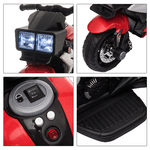 HOMCOM-Moto-Elettrica-per-Bambini-3-5-Anni--max.-25kg--con-3-Ruote-Luci-e-Suoni-Batteria-6V-Rosso-86x42x52cm