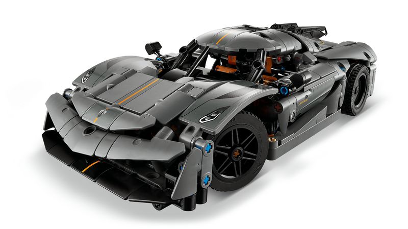 Hypercar-Koenigsegg-Jesko-Absolut-grigia---Lego-Technic-42173