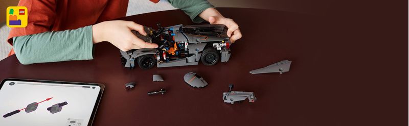 Hypercar-Koenigsegg-Jesko-Absolut-grigia---Lego-Technic-42173