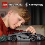 Hypercar-Koenigsegg-Jesko-Absolut-grigia---Lego-Technic-42173