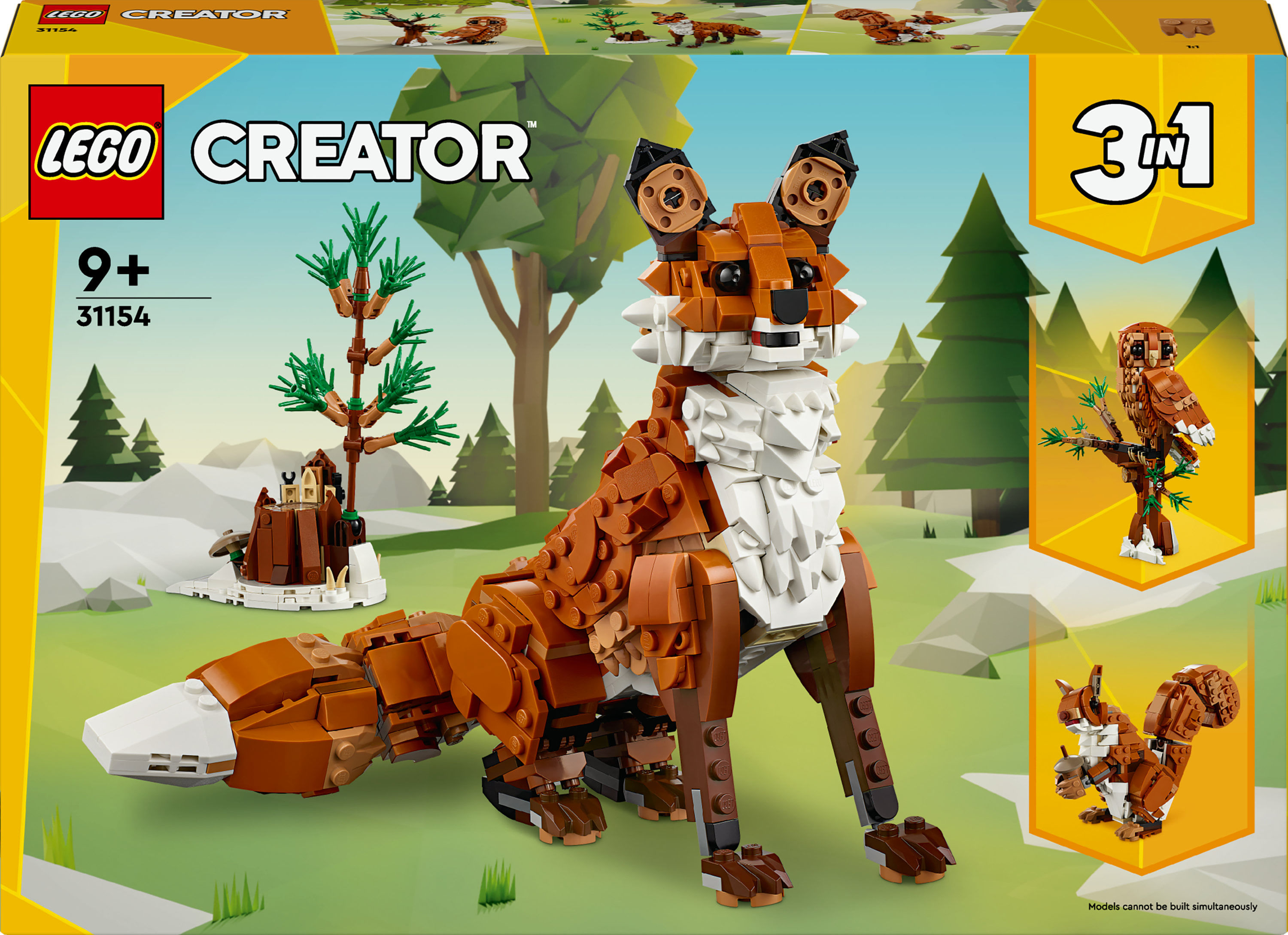 Lego Animali della foresta: Volpe rossa - Lego Creator 31154