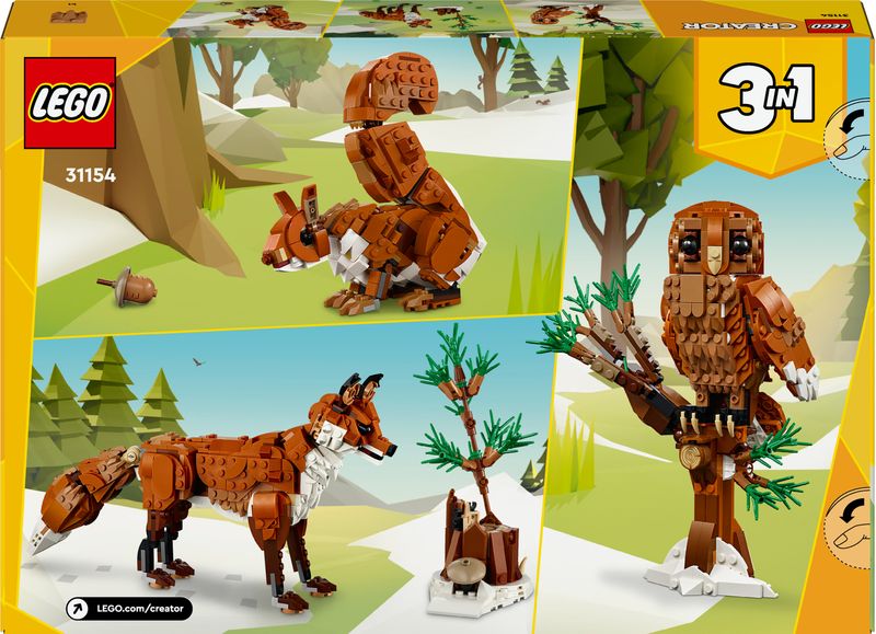 Animali-della-foresta--Volpe-rossa---Lego-Creator-31154