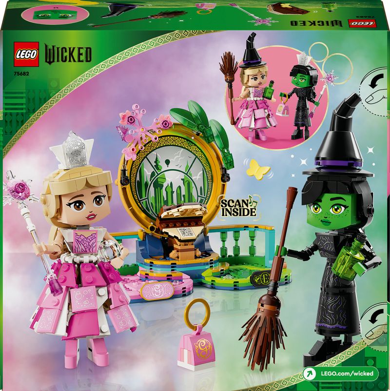 Personaggi-di-Elphaba-e-Glinda---Lego-Wicked-75682