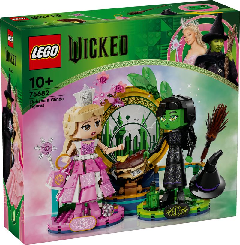 Personaggi-di-Elphaba-e-Glinda---Lego-Wicked-75682