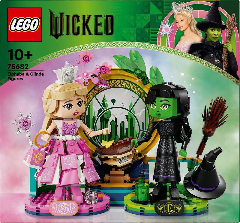 Personaggi-di-Elphaba-e-Glinda---Lego-Wicked-75682