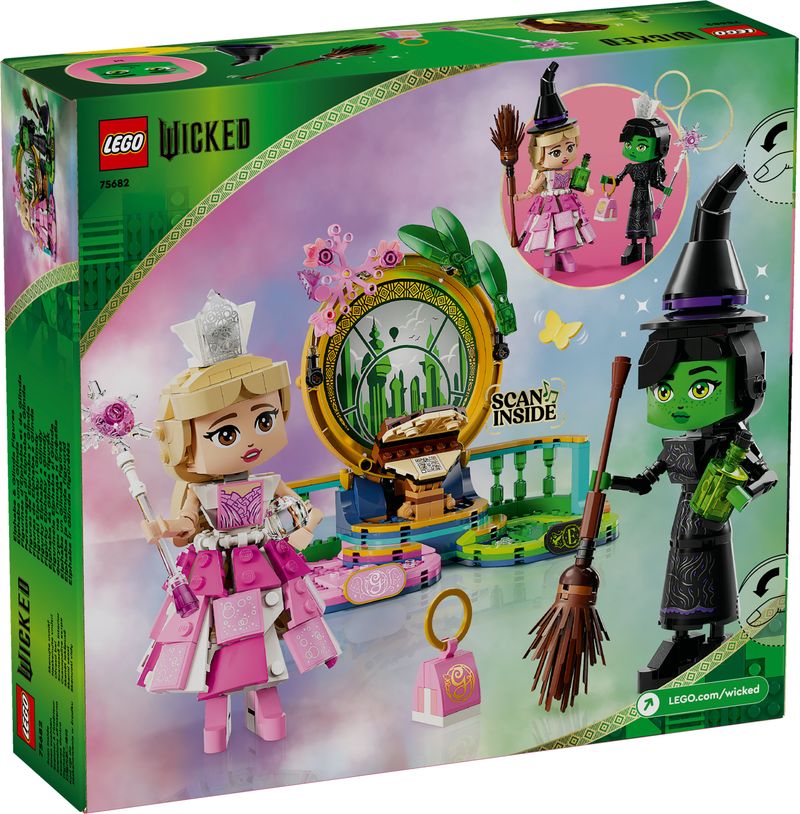 Personaggi-di-Elphaba-e-Glinda---Lego-Wicked-75682