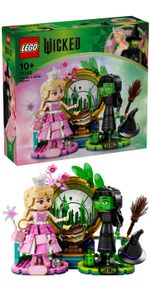 Personaggi-di-Elphaba-e-Glinda---Lego-Wicked-75682