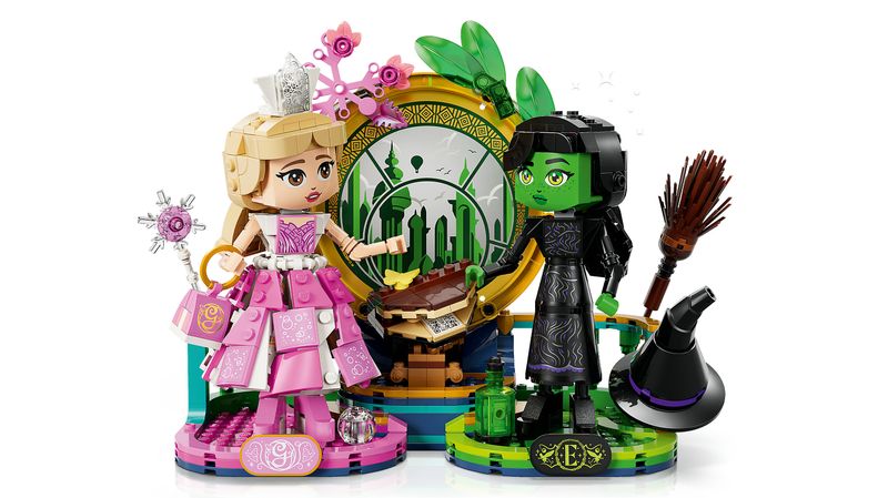 Personaggi-di-Elphaba-e-Glinda---Lego-Wicked-75682