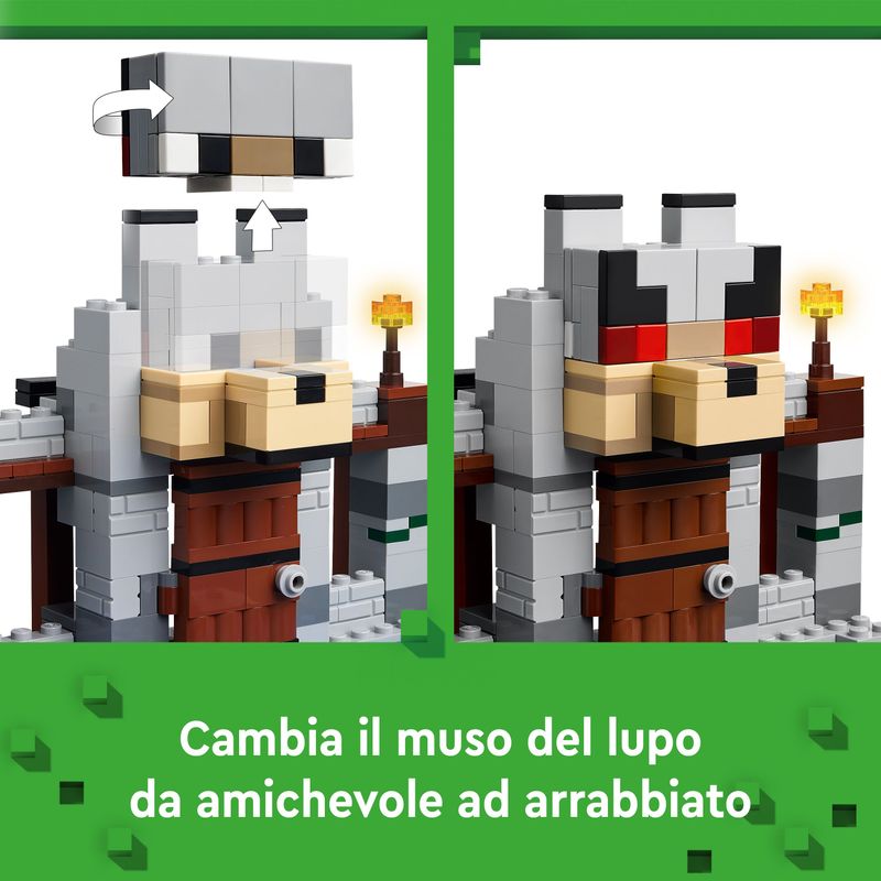 Il-castello-del-Lupo---Lego-Minecraft-21261