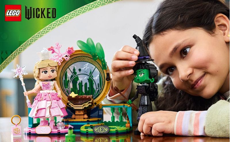 Personaggi-di-Elphaba-e-Glinda---Lego-Wicked-75682