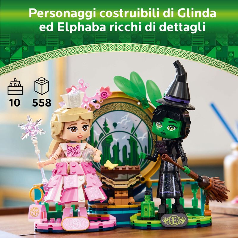 Personaggi-di-Elphaba-e-Glinda---Lego-Wicked-75682