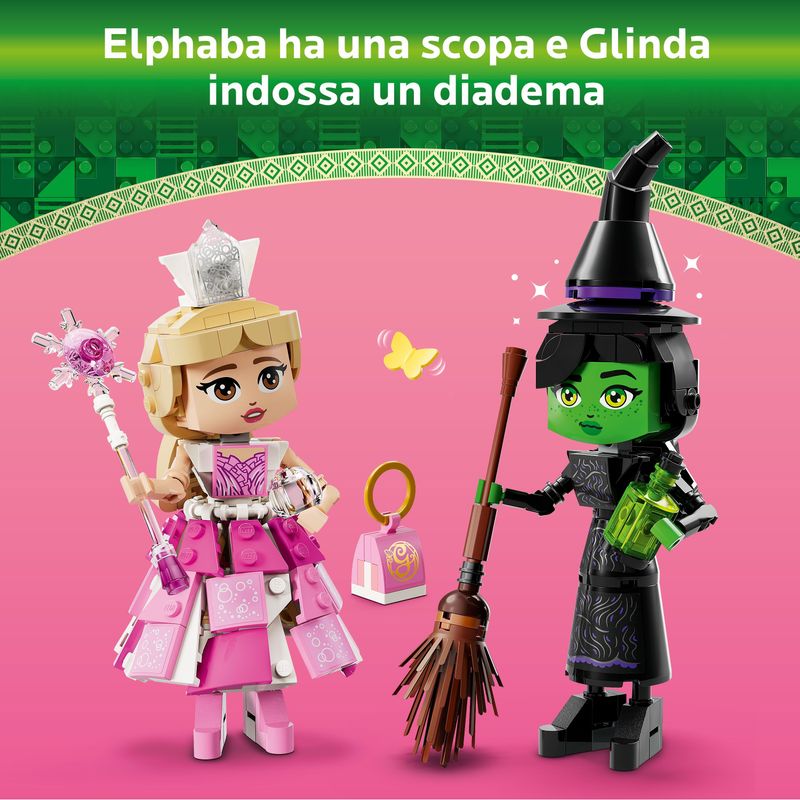 Personaggi-di-Elphaba-e-Glinda---Lego-Wicked-75682