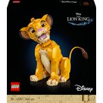 Lego Giovane Simba, Re Leone - Lego Disney 43247