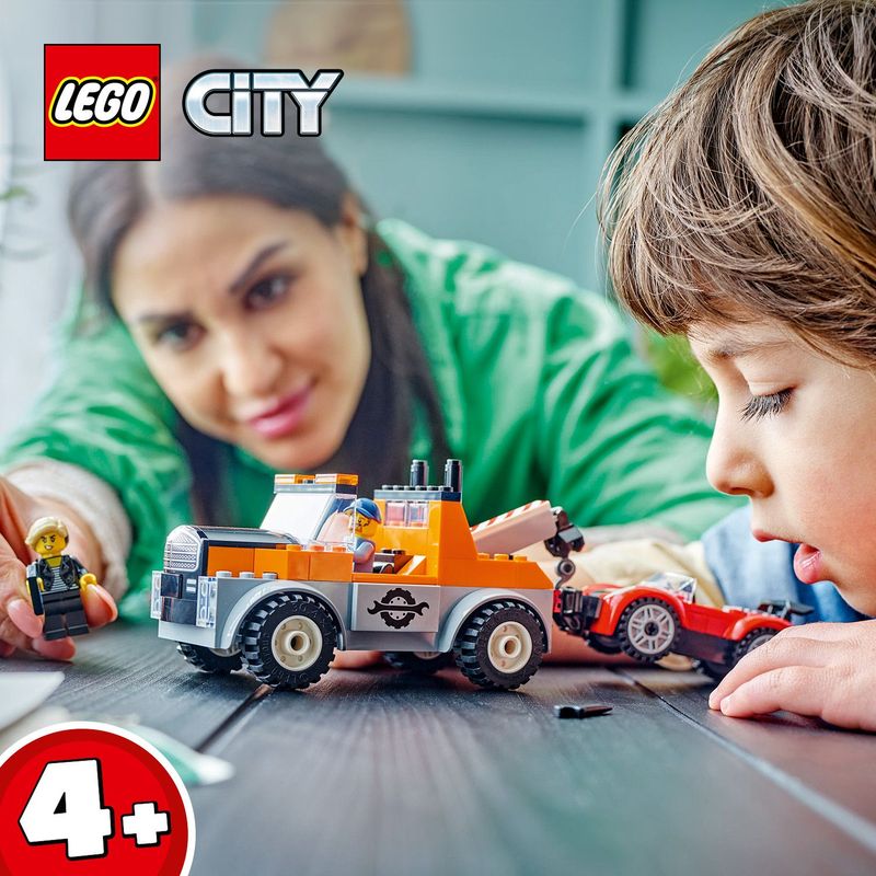 Autogru-e-officina-auto-sportive---Lego-City-60435