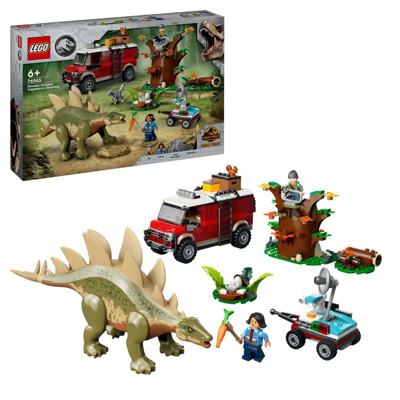 Missione-dinosauro--scoperta-dello-stegosauro---Lego-Jurassic-World-76965